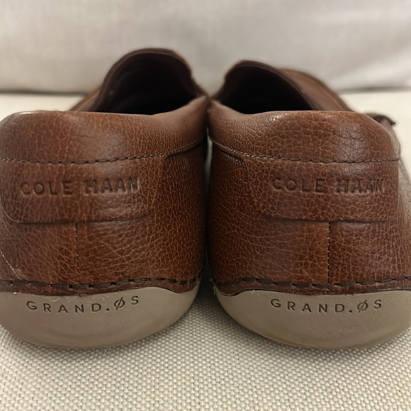 Cole Haan Motogrand Brown Leather Driving Penny Loafers Men's Size 13 -Sold Out! - Picture 4 of 6